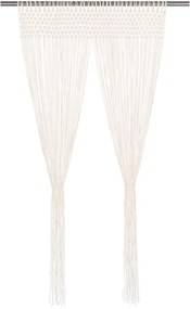 vidaXL Κουρτίνα Μακραμέ 140 x 240 εκ. Βαμβακερή