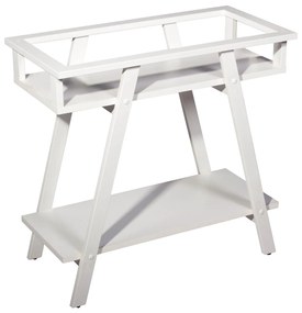 Ραφιέρα Φυτών ArteLibre ALONZA Λευκό MDF/Μοριοσανίδα 67x32x67cm-14880014