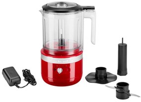 Πολυκόπτης Multi  KitchenAid 5KFCB519EER, 12 V, 1,18 L, 3500 rpm/min, 2 ταχύτητες + Pulse, BPA Free, κόκκινο