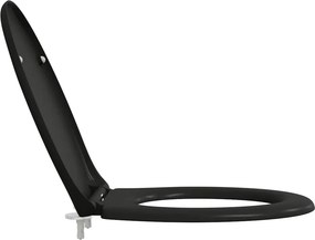 vidaXL Λεκάνη Μαύρο 47 x 37 x 4 εκ Δυροπλάστ