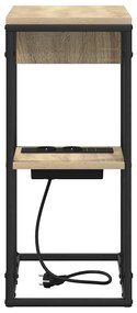 vidaXL Κομοδίνο Sonoma Δρυς 41.5 x 26 x 60.5 εκ Επεξεργασμένο ξύλο
