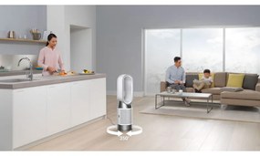 Καθαριστής αέρα 3 σε 1 Dyson Καθαριστής Hot+Cool HP10 Gen1, Ψυγείο, Θερμαντήρας, Έως 30 m3, 40W, HEPA, Ταλάντωση, 10 ταχύτητες, Χρονοδιακόπτης, Λευκό