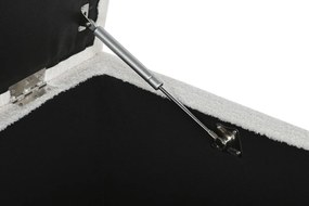 Σκαμπό Home ESPRIT Λευκό πολυεστέρας Ξύλο MDF 60 x 60 x 36 cm