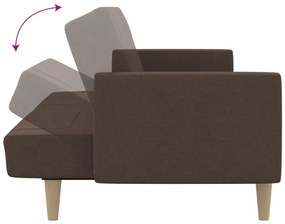 Καναπές Κρεβάτι Διθέσιος Taupe Υφασμάτινος - Μπεζ-Γκρι