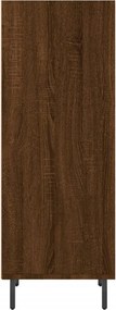 vidaXL Ντουλάπι Καφέ Δρυς 34,5x32,5x90 εκ. Επεξεργασμένο Ξύλο