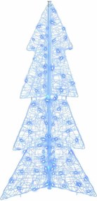 vidaXL Χριστουγεννιάτικο Δέντρο 100 LED Μπλε 120 cm Ακρυλικό