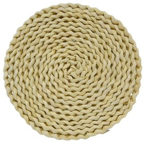 Σουπλά Ψαθινό Στρογγυλό 830824 20x20x1cm Natural Ankor Mat