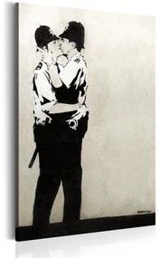 Πίνακας - Kissing Coppers by Banksy 80x120