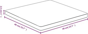 vidaXL Επιφάνεια Τραπεζιού 40 x 40 x 2,5 εκ. από Μπαμπού