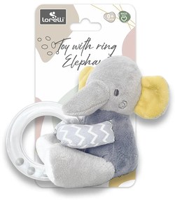 Κουδουνίστρα με Λούτρινο Ζωάκι Grey 10191370010 Lorelli