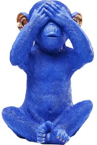 Κουμπαράς Monkey Mizaru Blue (PL)