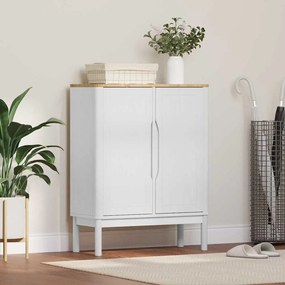 vidaXL Πλαϊνό γραφείο FLORO Λευκό 70 x 30 x 70,5 εκ.