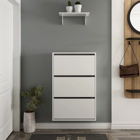 Shoe Cabinet Lupa 3 - White White