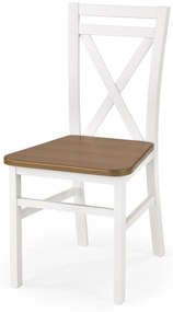 DARIUSZ 2 chair color: white / alder DIOMMI V-PL-N-DARIUSZ_2-BIAŁY/OLCHA DIOMMI-60-22515