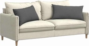 vidaXL Μαξιλάρι Καναπέ 2 pcs Σκούρο Γκρι 80 x 40 cm ύφασμα