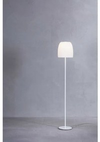 Επιδαπέδιο Φωτιστικό 1xG9 Χειροποίητο 120cm Φυσητό Γυαλί Notte F1 Prandina 1282000313001 Λευκό