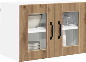 VidaXL Ραφιέρα τοίχου PORTO 2 τμχ. Artisan Δρυς 60 x 31 x 40 εκ
