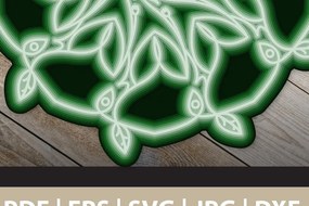 Intra απο ξύλο plywood 3mm-4mm πάχος 3D Abstract Mandala Layered Δίασταση 30x30 cm INTRAFABR-24892080