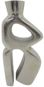 Βάζο Modern 029023 16x7x38cm Nickel Αλουμίνιο