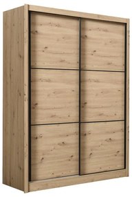 Ντουλάπα Navara 165 Artisan Oak 166x60x215,5 εκ. 166x60x215.5 εκ.