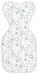 LoveToDream Υπνόσακος Swaddle UP Bamboo Original 0.2tog White Kisses Limited Edition 2.2-3.8kg Newborn