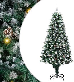 vidaXL Τεχνητό Χριστουγεννιάτικο Δέντρο με 300 LED Πράσινο 180 cm
