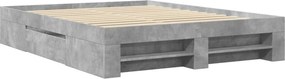 vidaXL Πλαίσιο κρεβατιού χωρίς στρώμα 160x200 εκ. Επεξεργασμένο Ξύλο