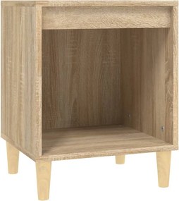 vidaXL Κομοδίνα 2 τεμ. Sonoma Δρυς 40 x 35 x 50 εκ.