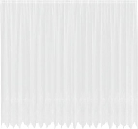vidaXL Κουρτίνα Δαντέλας με κουρτίνες Λευκό 260 x 500 εκ Πολυεστέρας