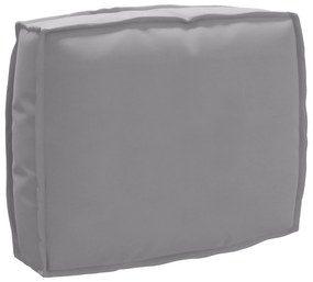 vidaXL Μαξιλάρι παλέτας για πλάτη Γκρι 50 x 40 x 12 cm Ύφασμα Oxford