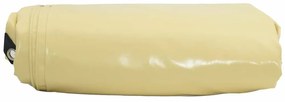 vidaXL Τέντα 650g / m² Μπεζ 3 x 5 m Καμβάς με επικάλυψη PVC