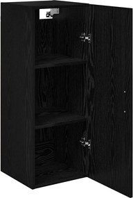 vidaXL Επιτοίχιο ντουλάπι Μαύρη Οξυά 34,5 x 34 x 90 εκ.