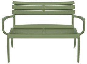 PARIS ΚΑΝΑΠΕΣ OLIVE GREEN 116X70X75εκ. ΠΟΛ/ΝΙΟΥ