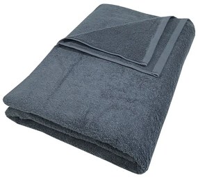 Πετσέτα Πισίνας Ξενοδοχείου 891 100x180 550gr 100% Βαμβάκι Πενιέ Dark Grey Θαλάσσης 100% Cotton Foam