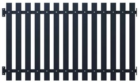 vidaXL Πάνελ Περίφραξης Ανθρακί 178x100 εκ. Ατσάλι με ηλεκτροστατική βαφή πούδρας