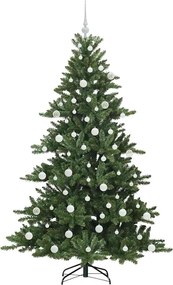 vidaXL Τεχνητό Χριστουγεννιάτικο Δέντρο με Άξονα Πράσινο 180 cm