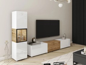 Σύνθεση σαλονιού Berlin I-Λευκό - Φυσικό