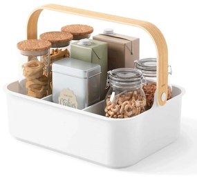 Βάση Οργάνωσης Bellwood 1019941-668 27,5x16,5x12,4cm White-Natural Umbra Wood,Plastic