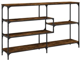 vidaXL Τραπέζι Κονσόλα Καπνιστή Δρυς 160x32x95 εκ. Επεξεργασμένο Ξύλο