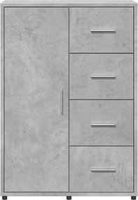 vidaXL Ντουλάπι Γκρι Σκυροδέματος 60x31x84 εκ. Επεξεργασμένο Ξύλο