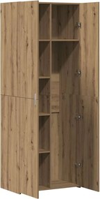 vidaXL Highboard artisan δρυς 70 x 42.5 x 185 εκ Επεξεργασμένο ξύλο