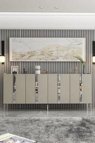 Stewehome Κονσόλα με ντουλάπι και πόρτα 180x35x78 cm