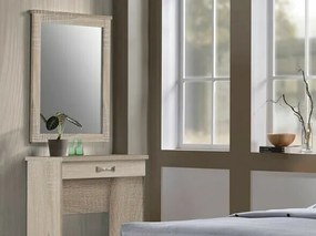 Σετ υπνοδωματίου Mesa C118 Ε-00014840,Ε-00014843,Ε-00014839,Ε-00014845, Sonoma οξιά, Πλαστικοποιημένη μοριοσανίδα, Καθρέφτης, Τάβλες για Κρεβάτι