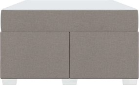 vidaXL Σκελετός Κρεβατιού Taupe 120 x 200 cm ύφασμα