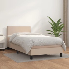 ΚΡΕΒΑΤΙ BOXSPRING ΜΕ ΣΤΡΩΜΑ ΚΑΠΟΥΤΣΙΝΟ 90X200ΕΚ.ΑΠΟ ΣΥΝΘ. ΔΕΡΜΑ 3140986