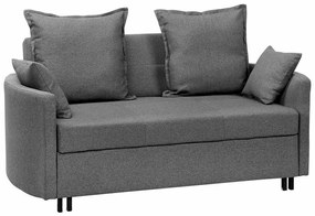 Καναπές κρεβάτι Berwyn 425, Γκρι, 84x166x92cm, 71 kg, Πόδια: Μέταλλο | Epipla1.gr