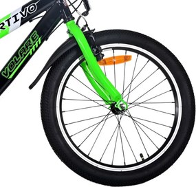 Sportivo 20 Inch 28 cm Boys 7SP Caliper Green/Black