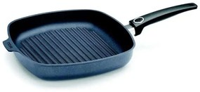 Τηγάνι - Γκριλιέρα Αντικολλητική Diamond Lite 628-1DPS 28x28cm Black Woll 28cm Aluminium