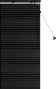 vidaXL Βενετσιάνικη Σκίαση Μαύρο 65 x 130 εκ 35 mm