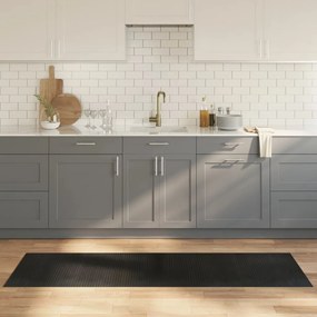 vidaXL Χαλί Ορθογώνιο Μαύρο 60x200 εκ. από Μπαμπού